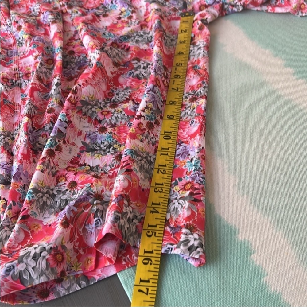Lululemon Floral Print Rollin' With My Omies Pant HEM HAS BEEN ALTERED - Picture 13 of 14